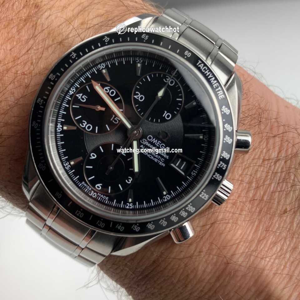 Omega Speedmaster Date Mens watch Unisex Automatic Steel 32105000 4