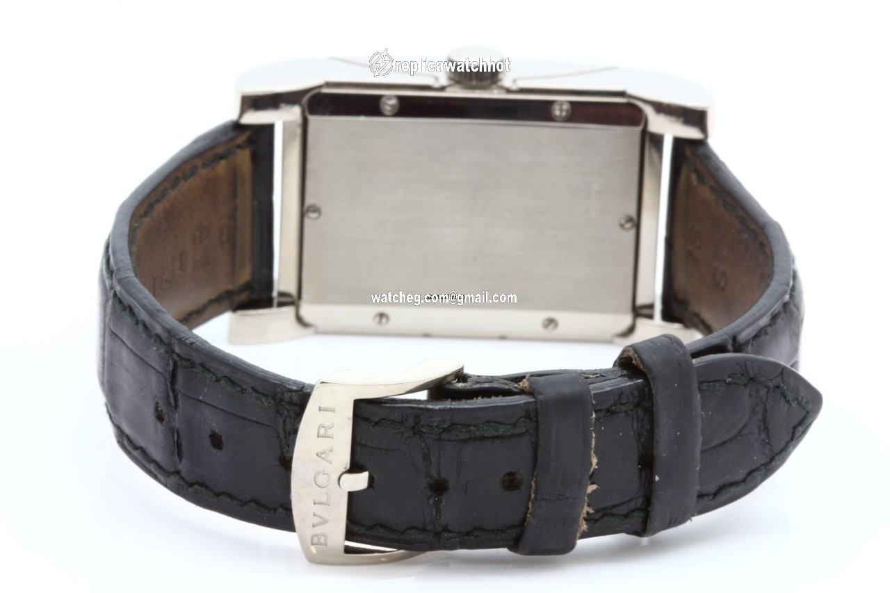 Bulgari Rettangolo Mens watch Unisex Automatic White gold RT45S 4