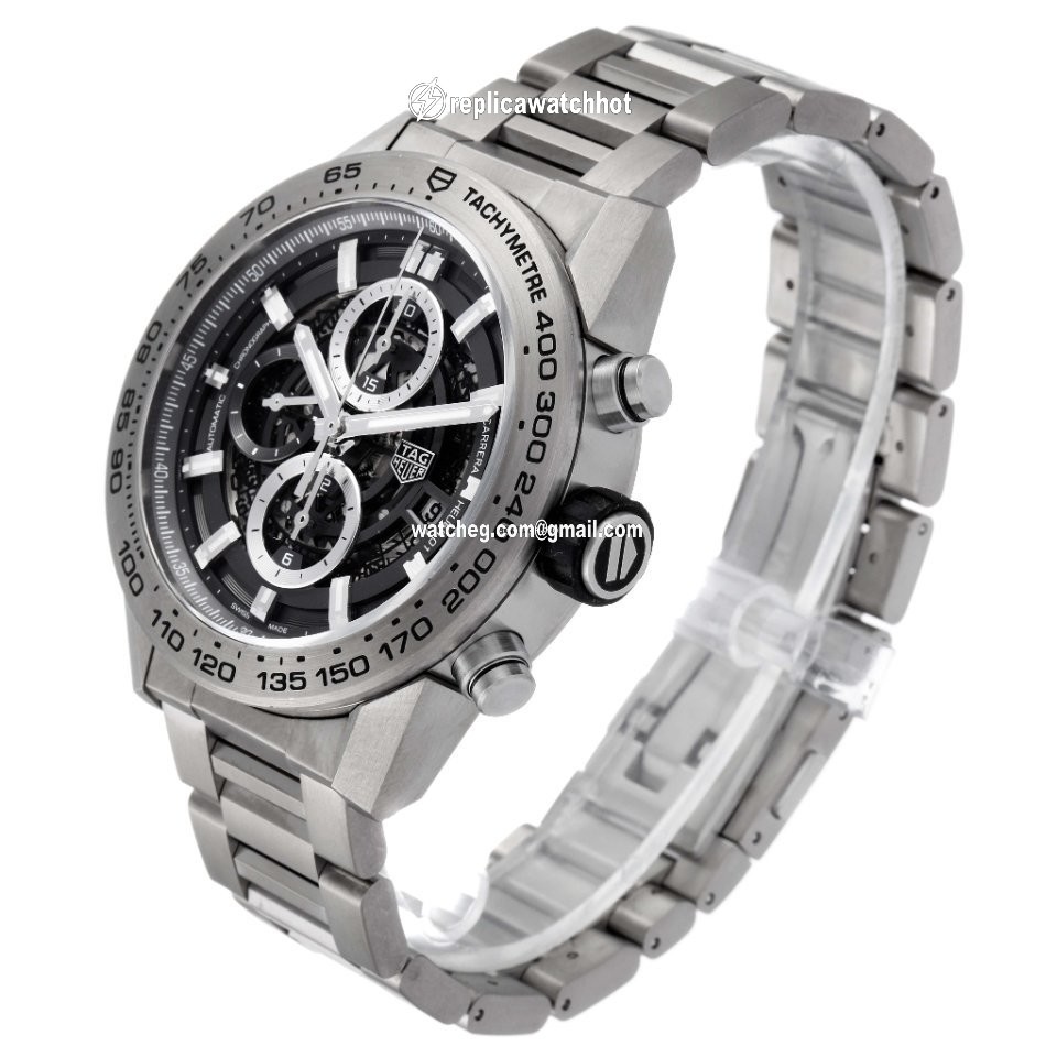 TAG Heuer Carrera Calibre HEUER 01 Mens watch Unisex Automatic Titanium CAR2A8A.FT6072 4