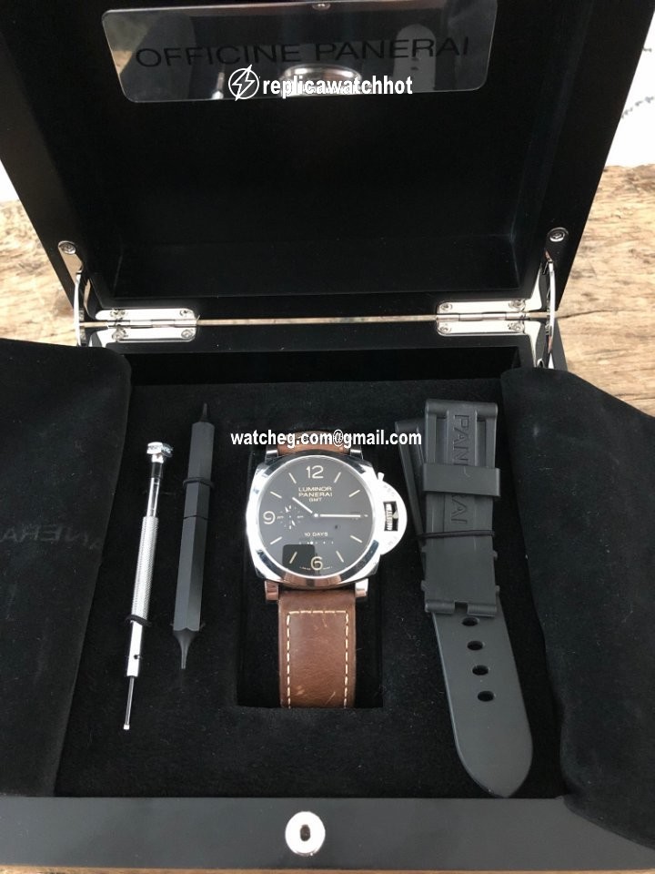 Panerai Luminor 1950 10 Days GMT Mens watch Unisex Automatic Steel PAM 00533 4