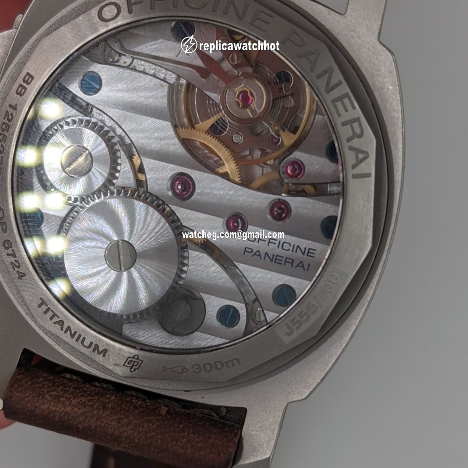 Panerai Luminor Marina Mens watch Unisex Manual winding Titanium PAM 00116 4