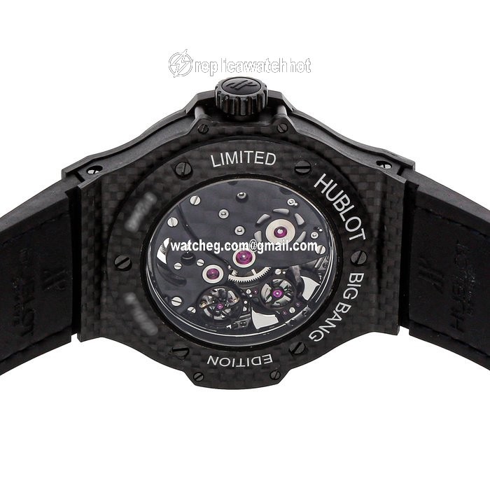 Hublot Big Bang Mens watch Unisex Manual winding Carbon 304.QX.1140.HR 4