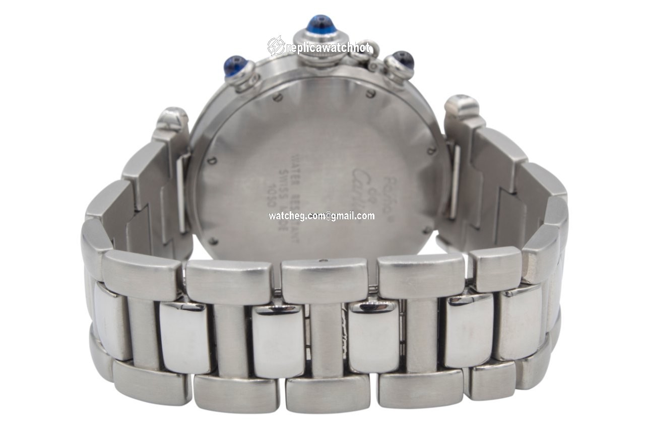 Cartier Pasha Mens watch Unisex Quartz Steel 1050 4