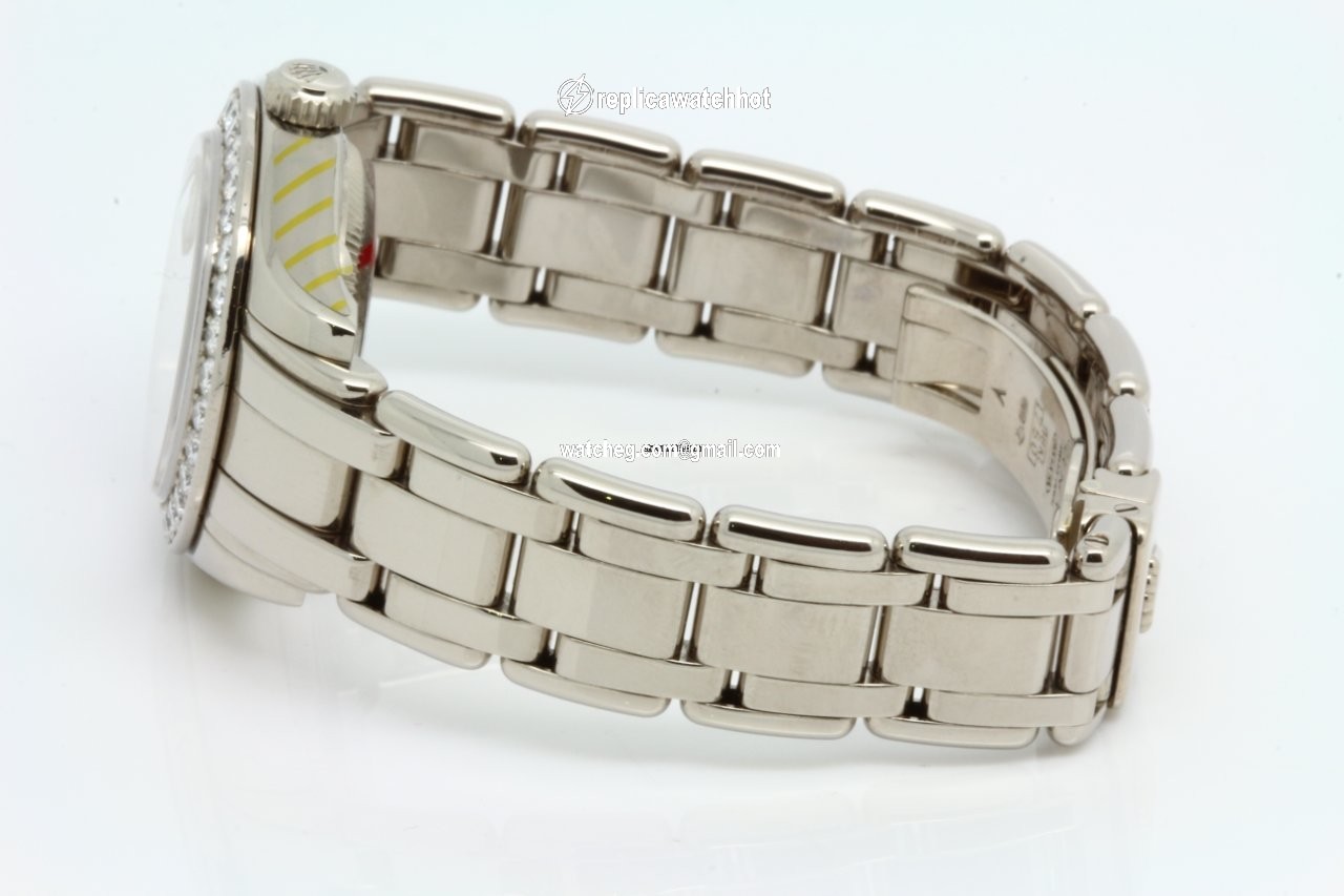 Rolex Lady-Datejust Pearlmaster Womens watch White gold Automatic 69299 4