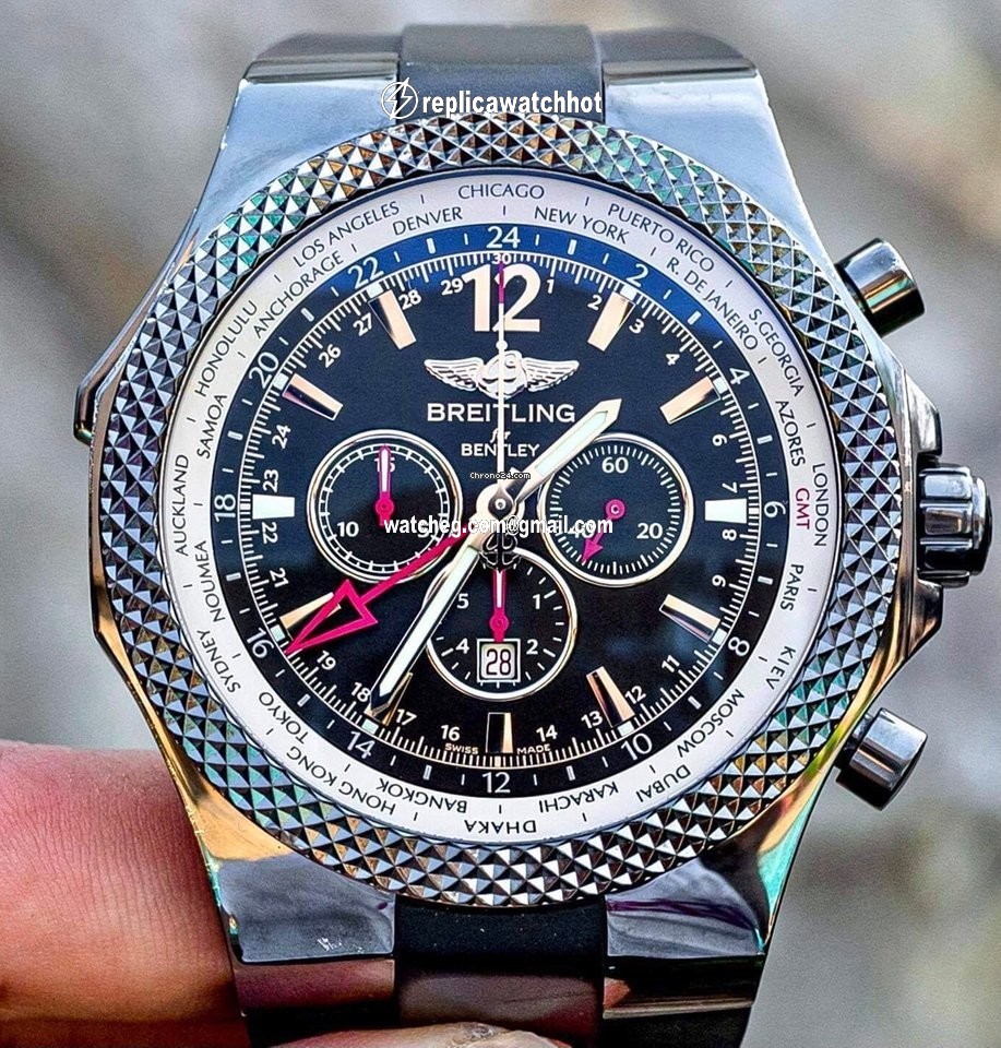 Breitling Bentley GMT Mens watch Unisex Automatic Steel M4736212 B919 4
