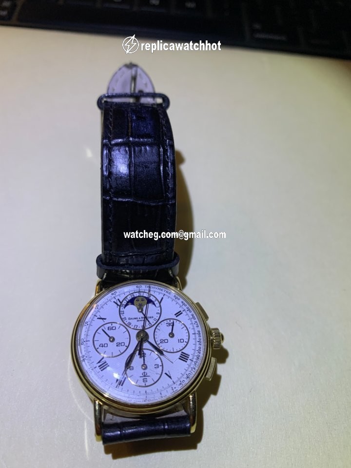 Baume & Mercier Mens watch Unisex Manual winding Yellow gold 6102.099 4