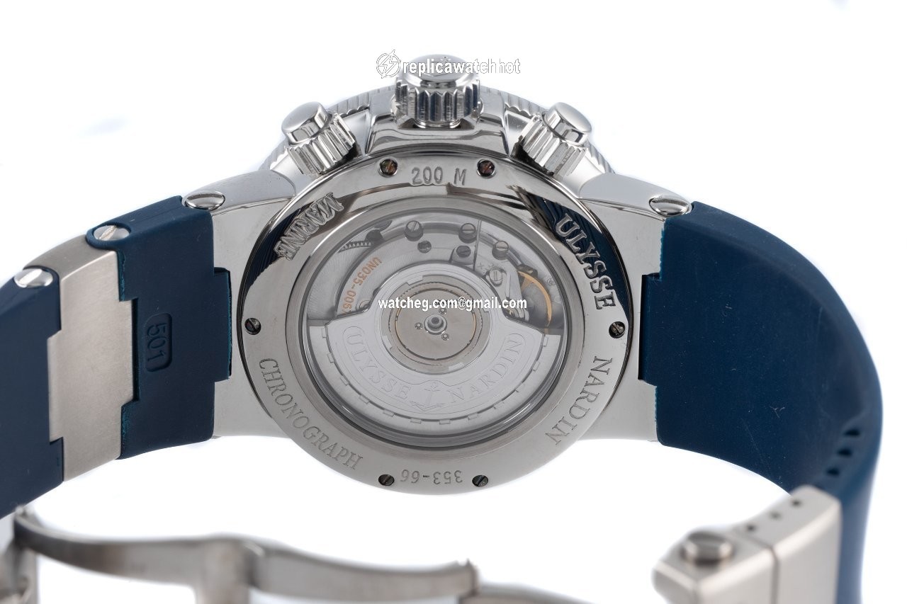 Ulysse Nardin Marine Chronograph Mens watch Unisex Automatic Steel 353-66 4