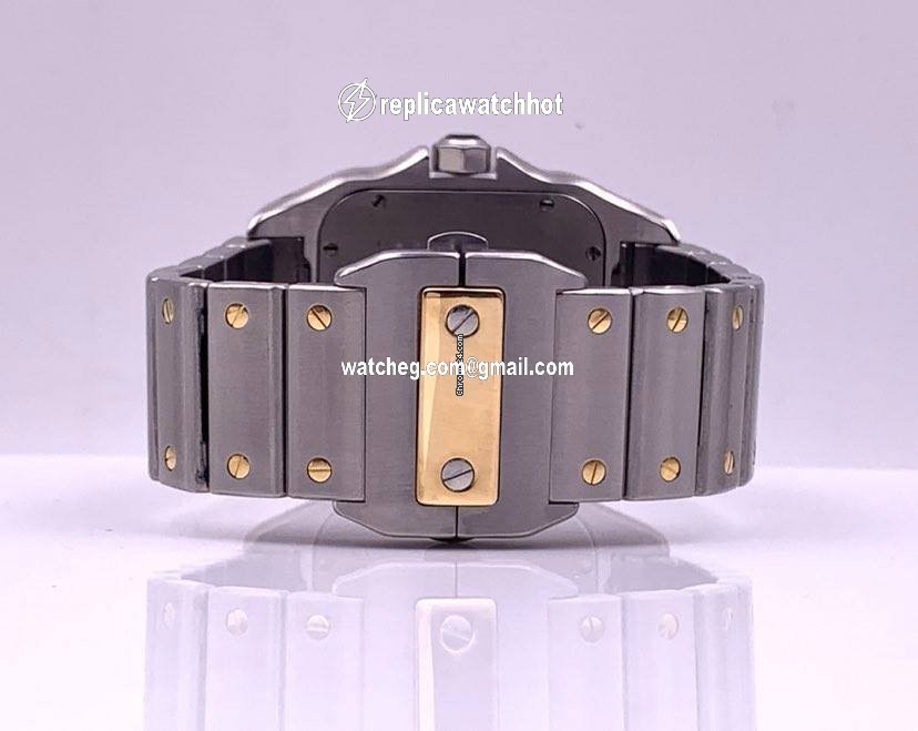 Cartier Santos 100 Mens watch Unisex Automatic Gold Steel W200728G 4