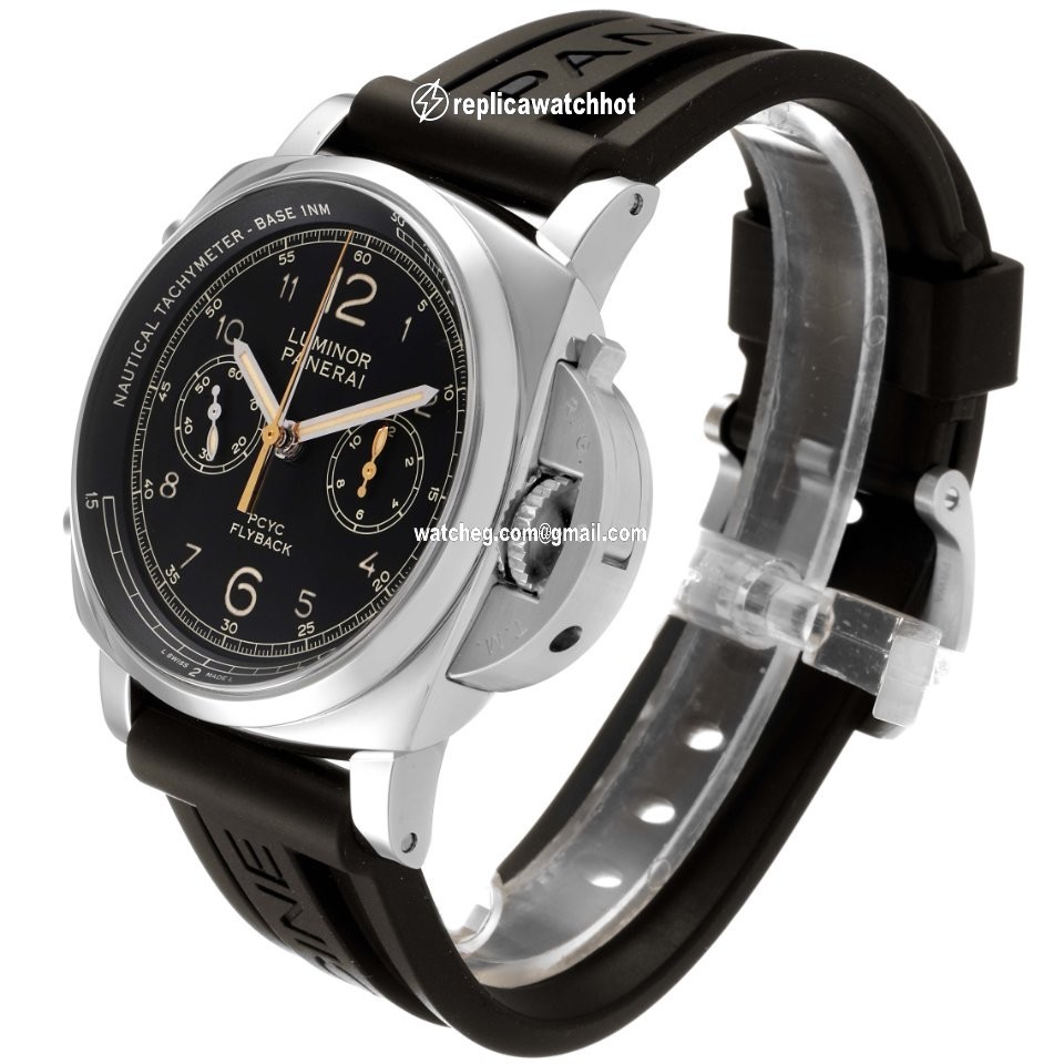 Panerai Luminor 1950 3 Days Chrono Flyback Mens watch Unisex Automatic Steel PAM00653 4