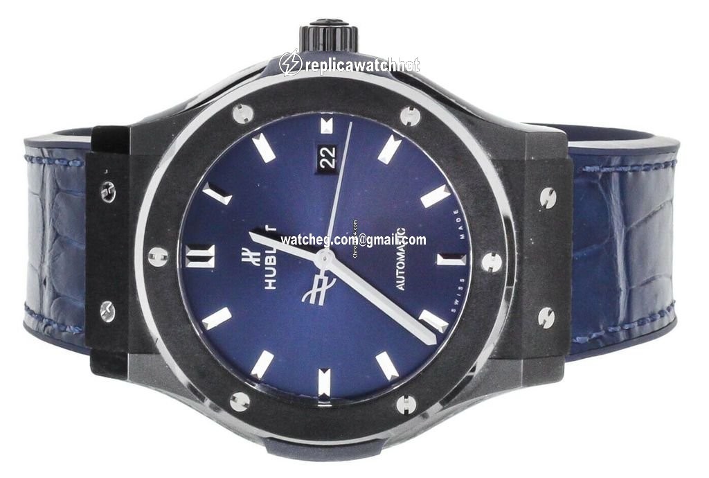 Hublot Classic Fusion Blue Mens watch Unisex Automatic Ceramic 542.CM.7170.LR 4
