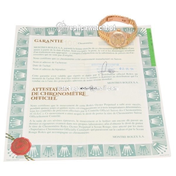 Rolex Lady-Datejust Womens watch Yellow gold Automatic 69178G 4