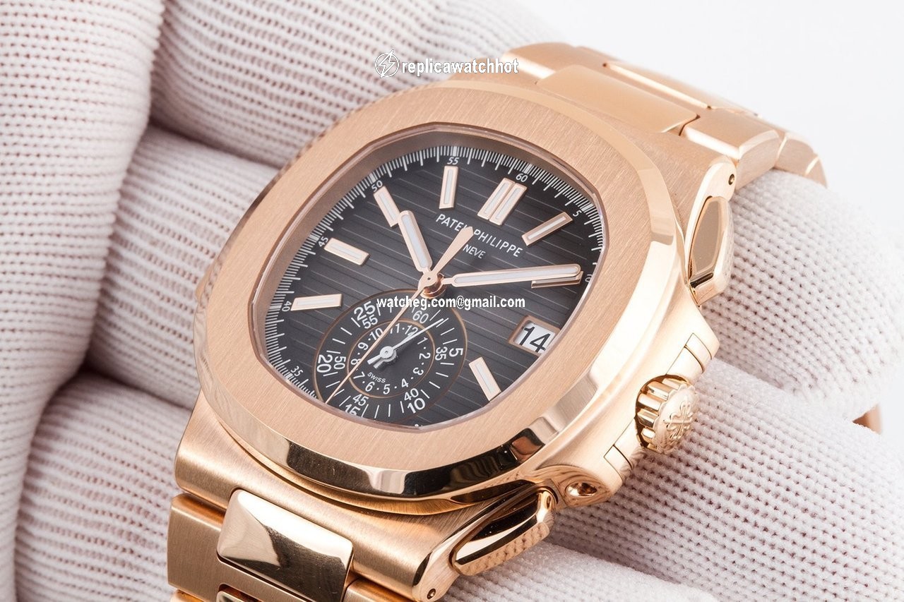 Patek Philippe Nautilus Mens watch Unisex Automatic Rose gold 5980 1R-001 4