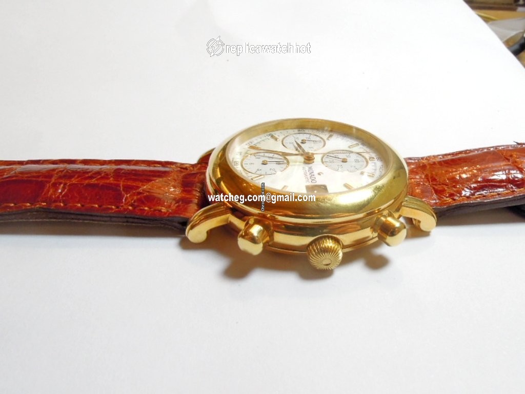 Movado Mens watch Unisex Automatic Yellow gold movado cronografo 1881 4
