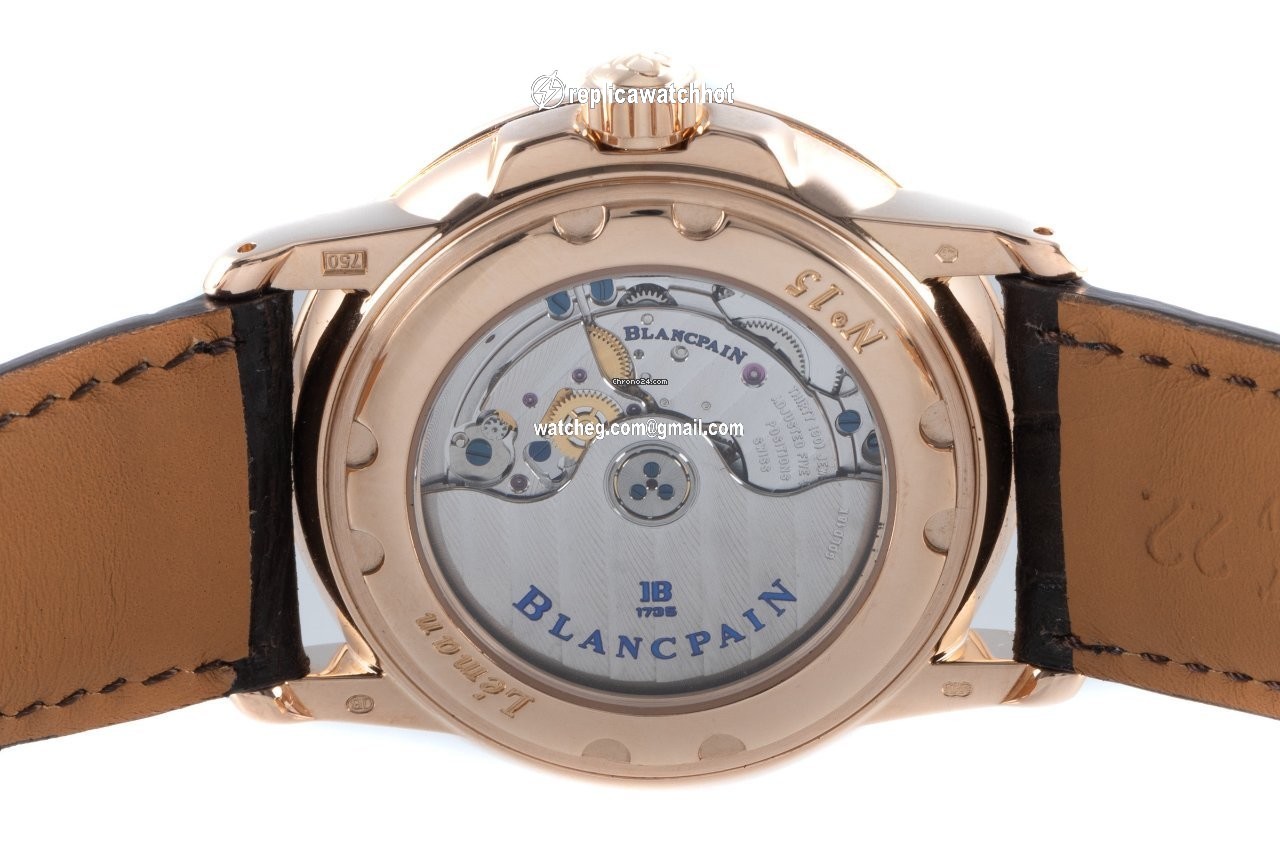 Blancpain Leman Mens watch Unisex Automatic Red gold 2860.3642.53B 4