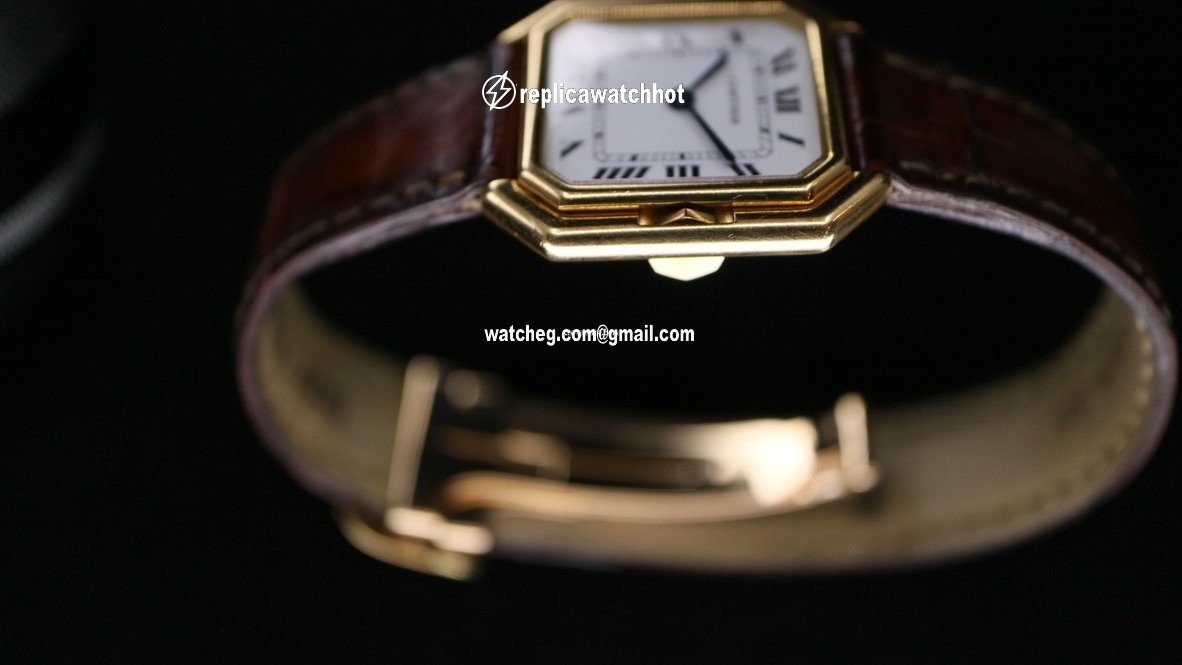 Cartier Mens watch Unisex Manual winding Yellow gold 780992616 4
