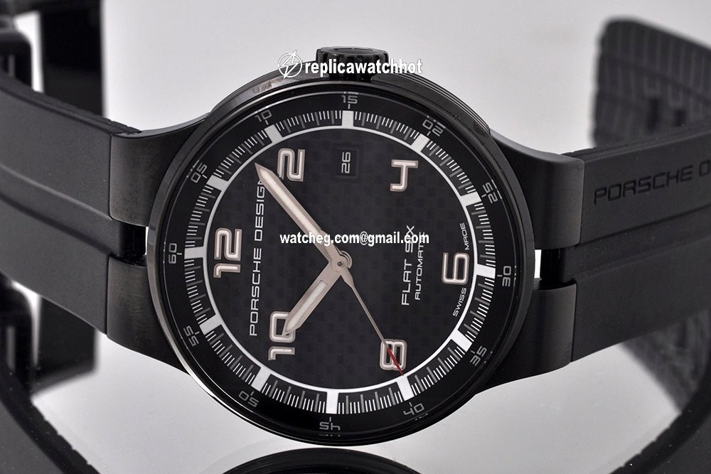 Porsche Design Flat Six Automatic Steel P6351 4