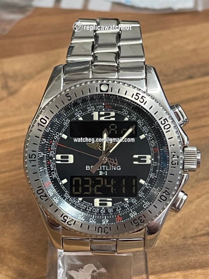 Breitling B-1 Mens watch Unisex Quartz Steel A68362 4