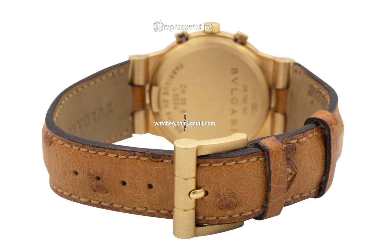 Bulgari Diagono Mens watch Unisex Quartz Yellow gold CH 35 G 4