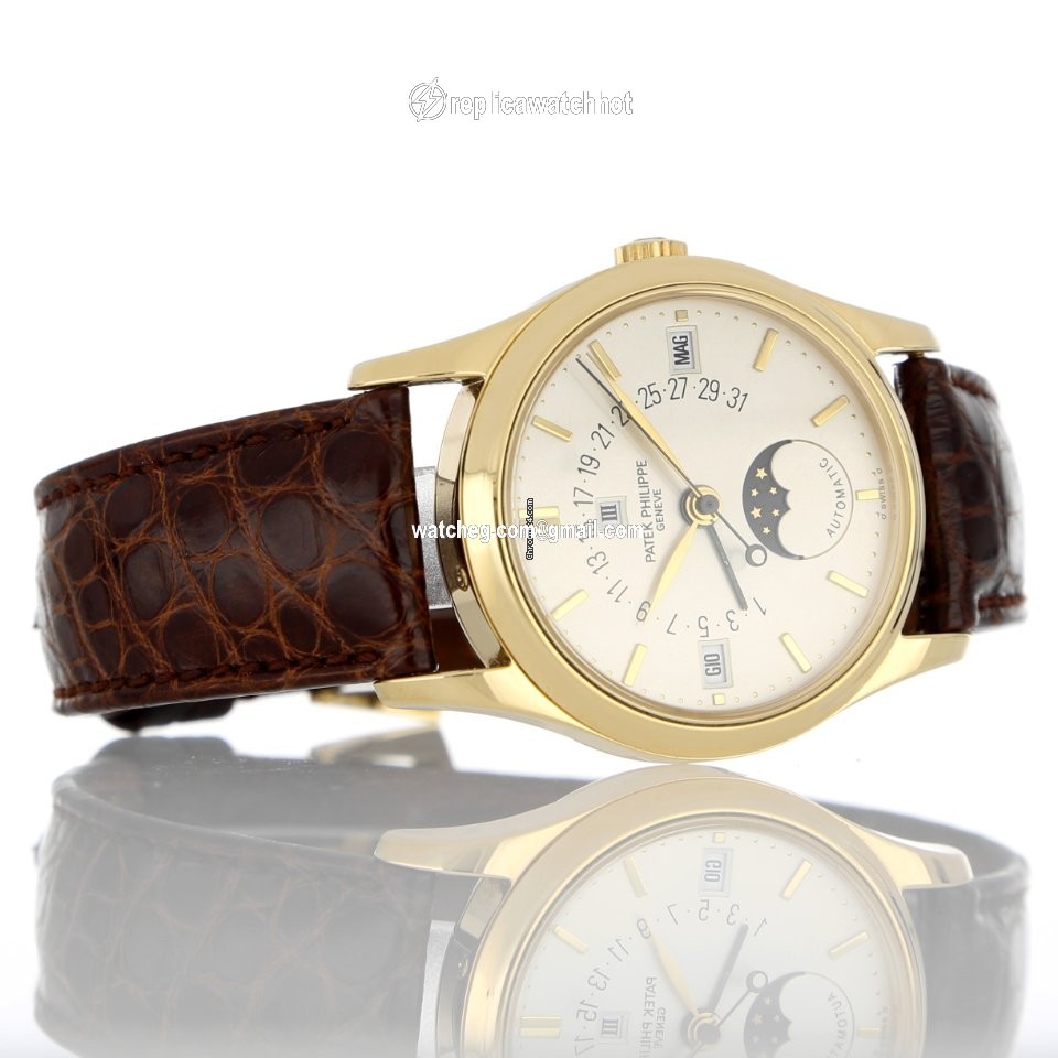 Patek Philippe Perpetual Calendar Mens watch Unisex Automatic Yellow gold 5050 4