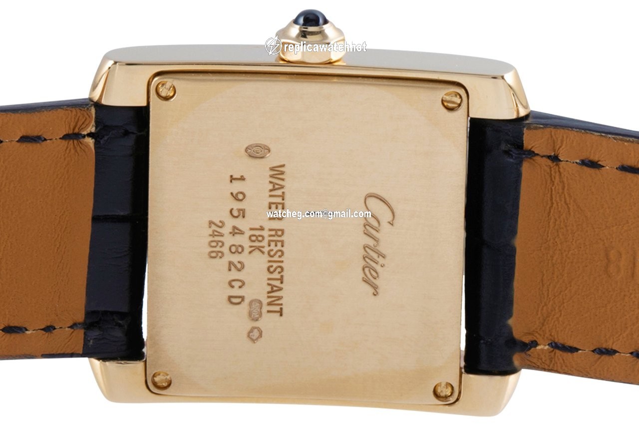 Cartier Tank Francaise Womens watch Quartz Yellow gold 2466 4