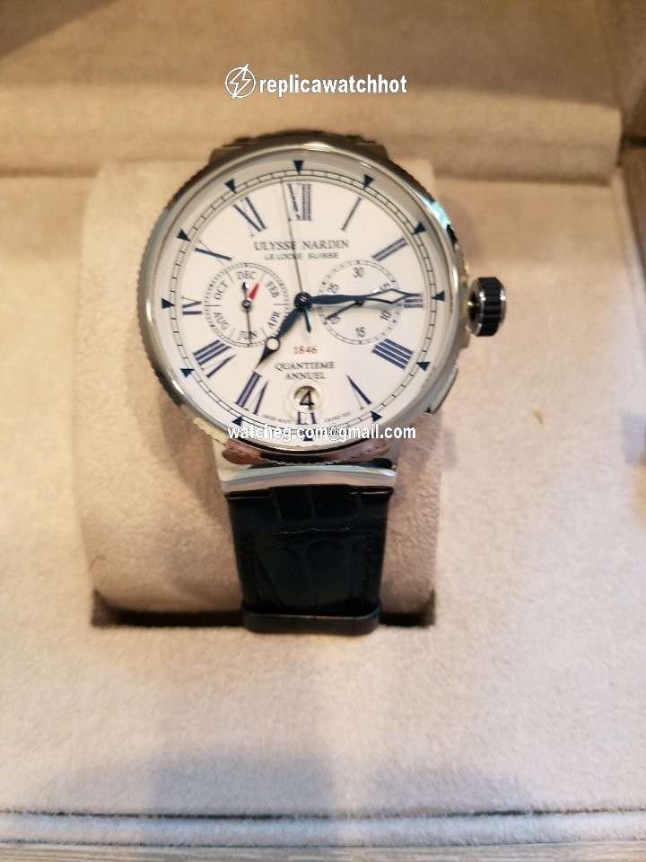 Ulysse Nardin Marine Chronograph Mens watch Unisex Automatic Steel 1533-150 e0 4