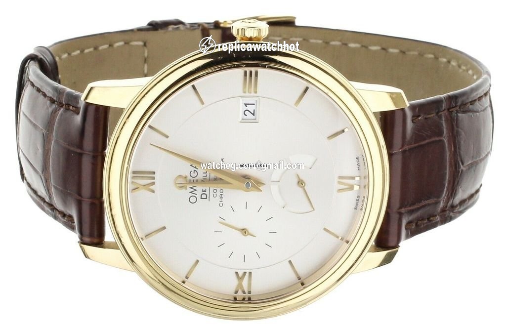 Omega De Ville Prestige Mens watch Unisex Automatic Yellow gold 414.53.40.21.02.002 4