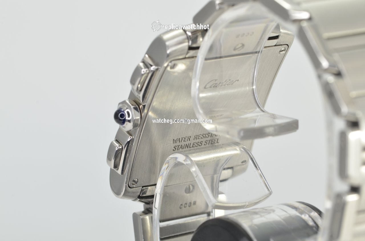 Cartier Tank Francaise Mens watch Unisex Quartz Steel 2303 4