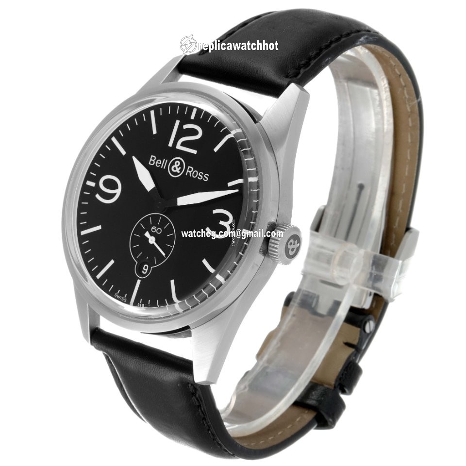 Bell & Ross Vintage Mens watch Unisex Automatic Steel BR123-95-SS 4