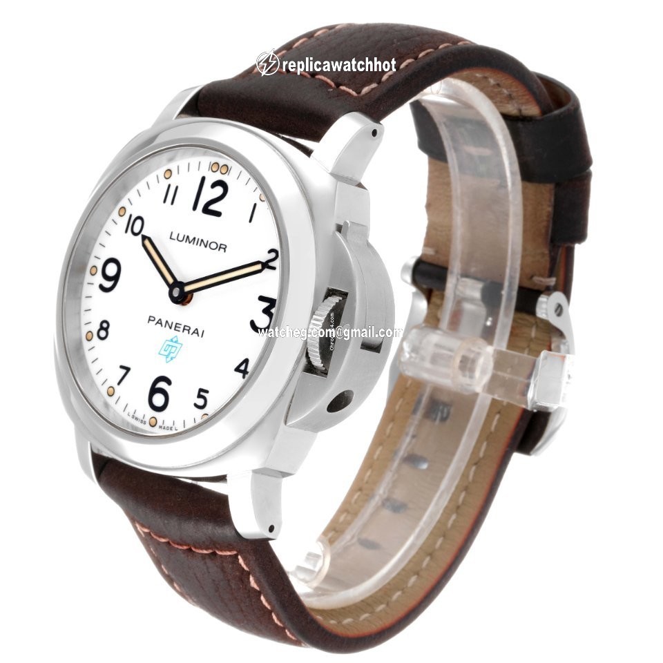 Panerai Luminor Base Logo Mens watch Unisex Manual winding Steel PAM00630 4