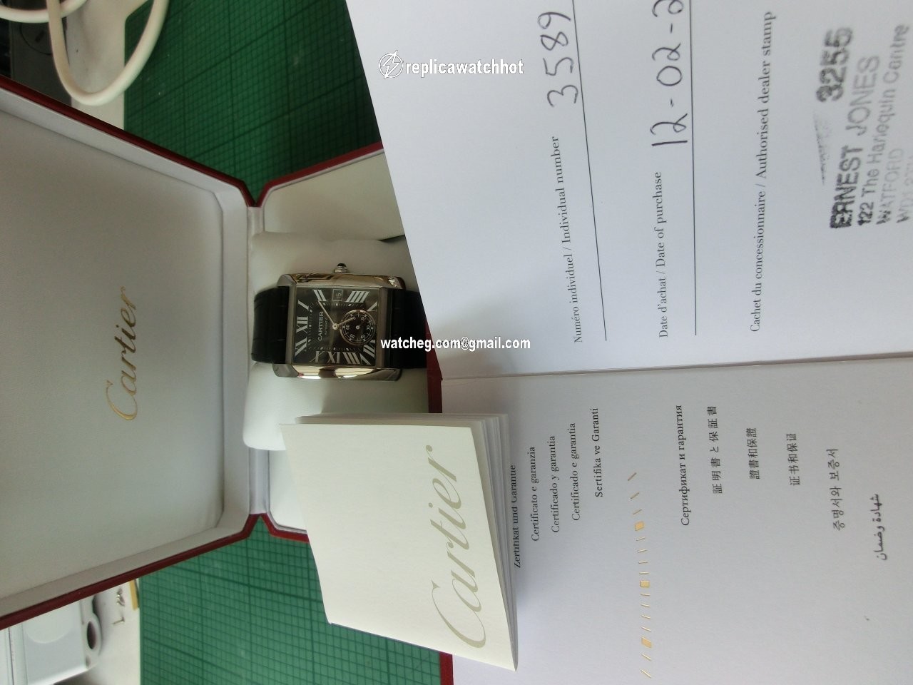 Cartier Tank MC Mens watch Unisex Automatic Steel W5330004 4