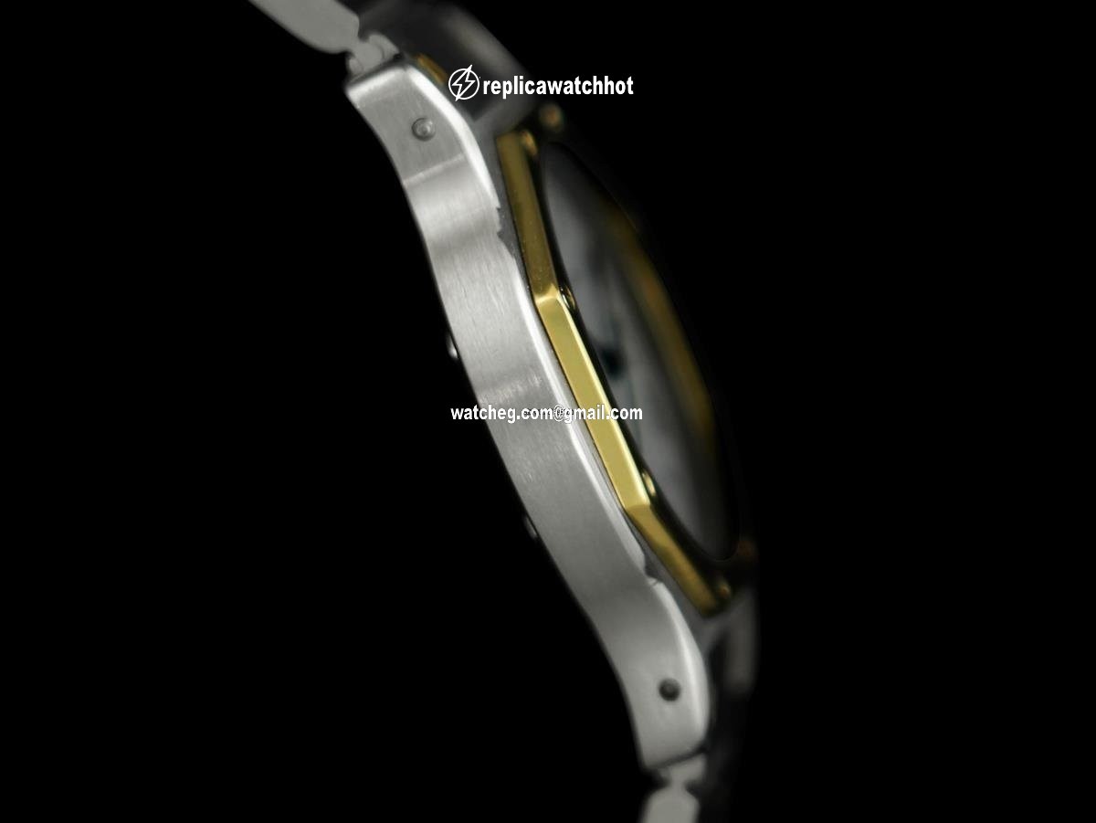 Cartier Santos Mens watch Unisex Automatic Gold Steel 8240 4