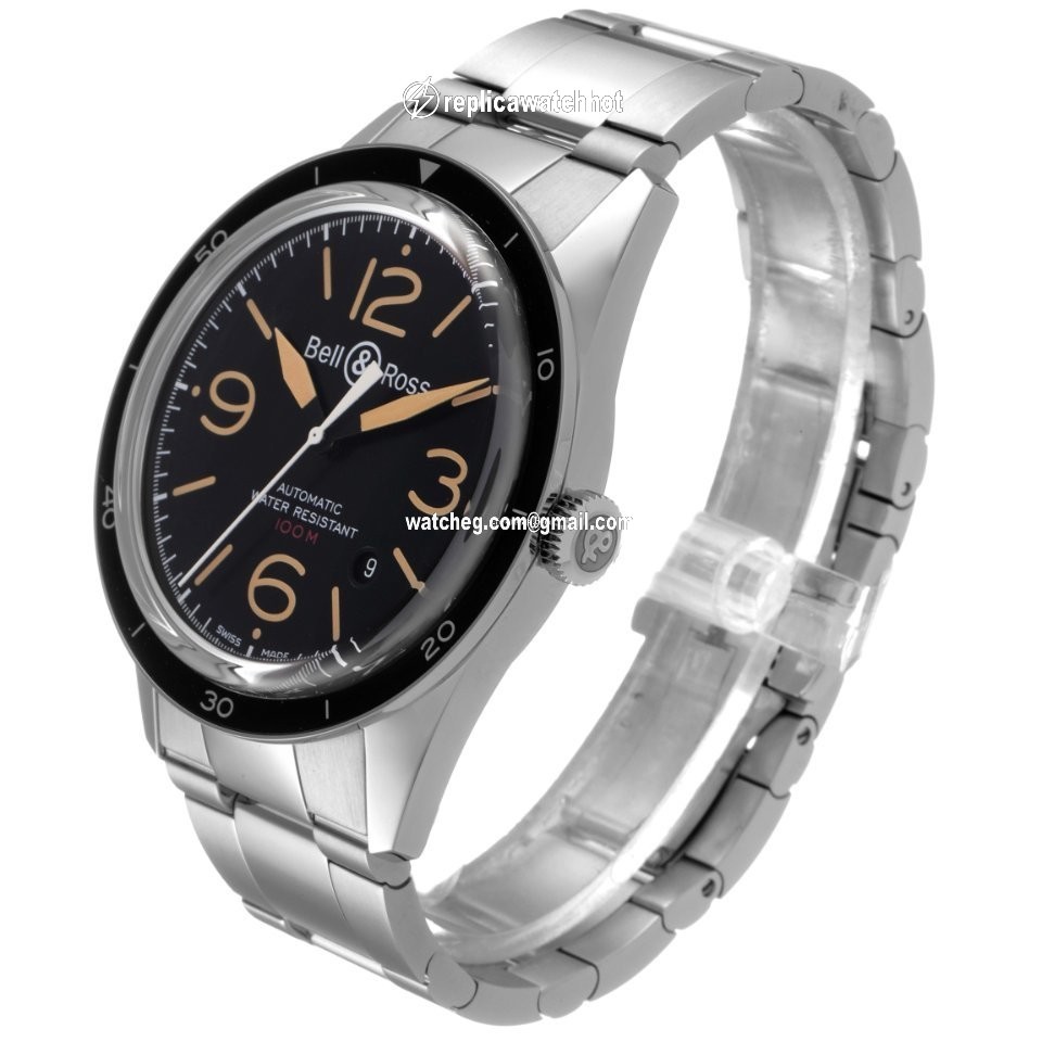 Bell & Ross BR V1 Mens watch Unisex Automatic Steel BRV123-ST-HER SST 4
