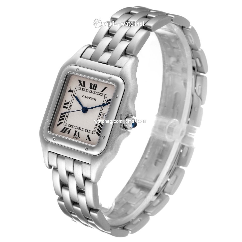Cartier Panthere Mens watch Unisex Quartz Steel W25032P5 4