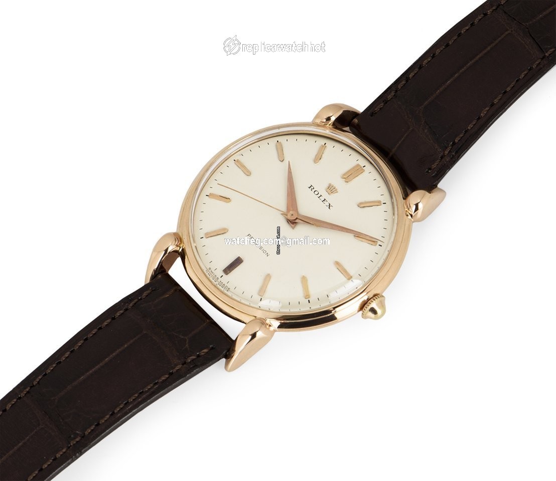 Rolex Precision Mens watch Unisex Rose gold Manual winding 4364 4