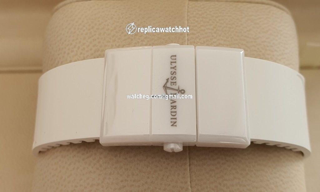 Ulysse Nardin Executive Dual Time Lady Womens watch Automatic Steel 243-10-3 391 4
