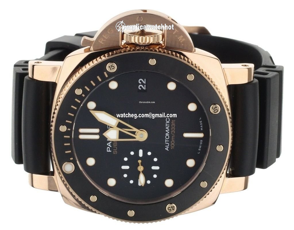 Panerai Mens watch Unisex Automatic Rose gold PAM974 4