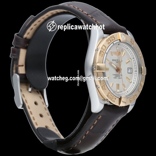 Breitling Galactic 32 Womens watch Quartz Gold Steel C71356 4