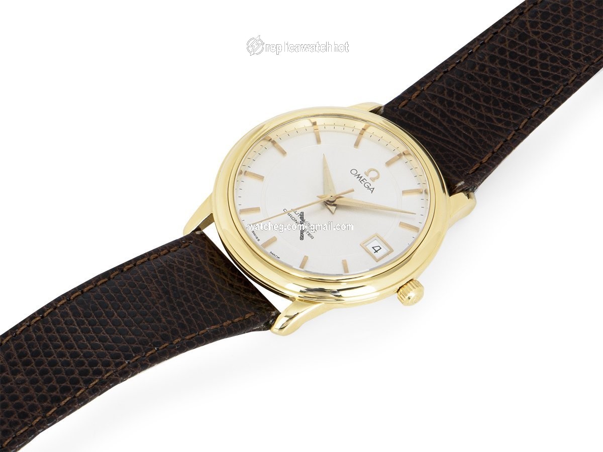Omega De Ville Prestige Mens watch Unisex Automatic Yellow gold 168.1050 4
