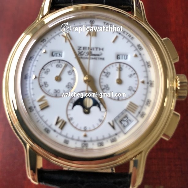 Zenith El Primero Mens watch Unisex Automatic Yellow gold 30.0240.410 4