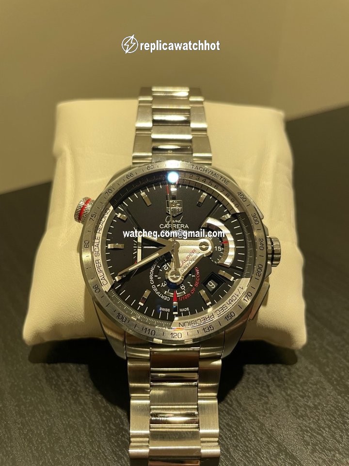 TAG Heuer Grand Carrera Mens watch Unisex Automatic Steel CAV5115 4