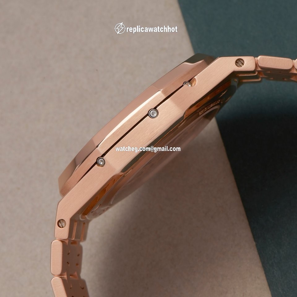 Audemars Piguet Royal Oak Perpetual Calendar Mens watch Unisex Automatic Rose gold 25810OR.OO.0944OR.01 4