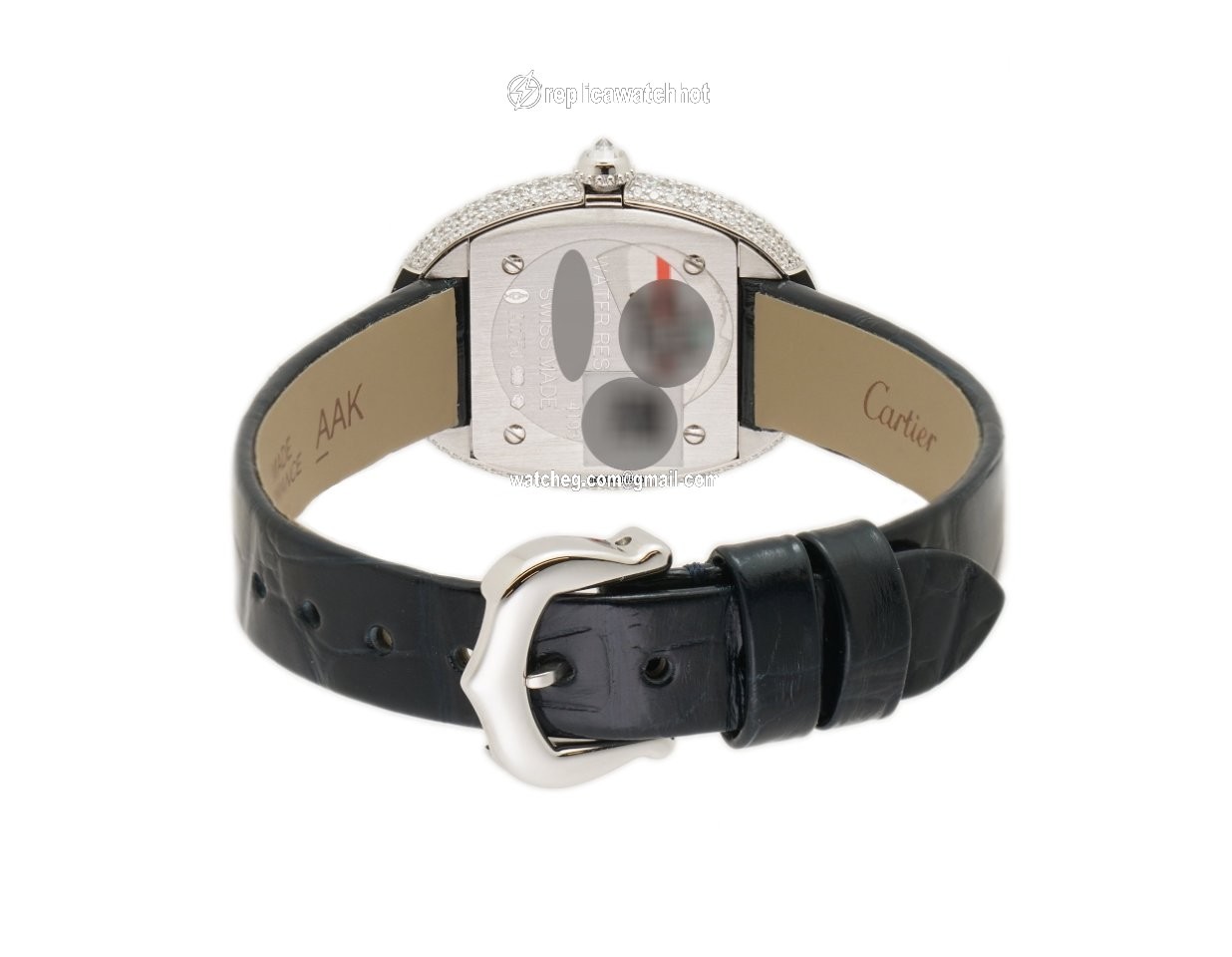 Cartier Baignoire Quartz White gold WJBA0015 4