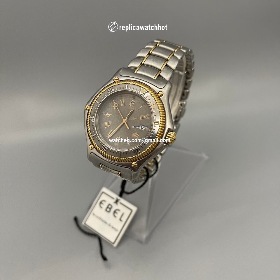 Ebel Discovery Mens watch Unisex Gold Steel 183913 4