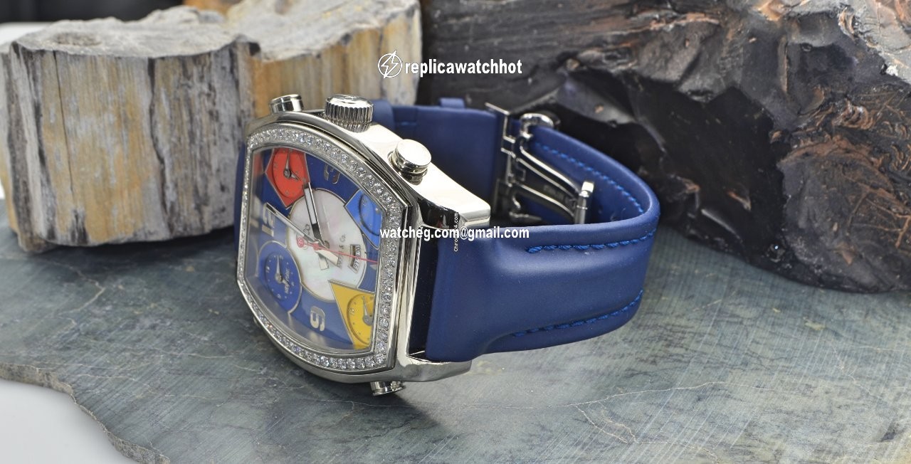 Jacob & Co. Five Time Zone Mens watch Unisex Quartz Steel JC-13D 4