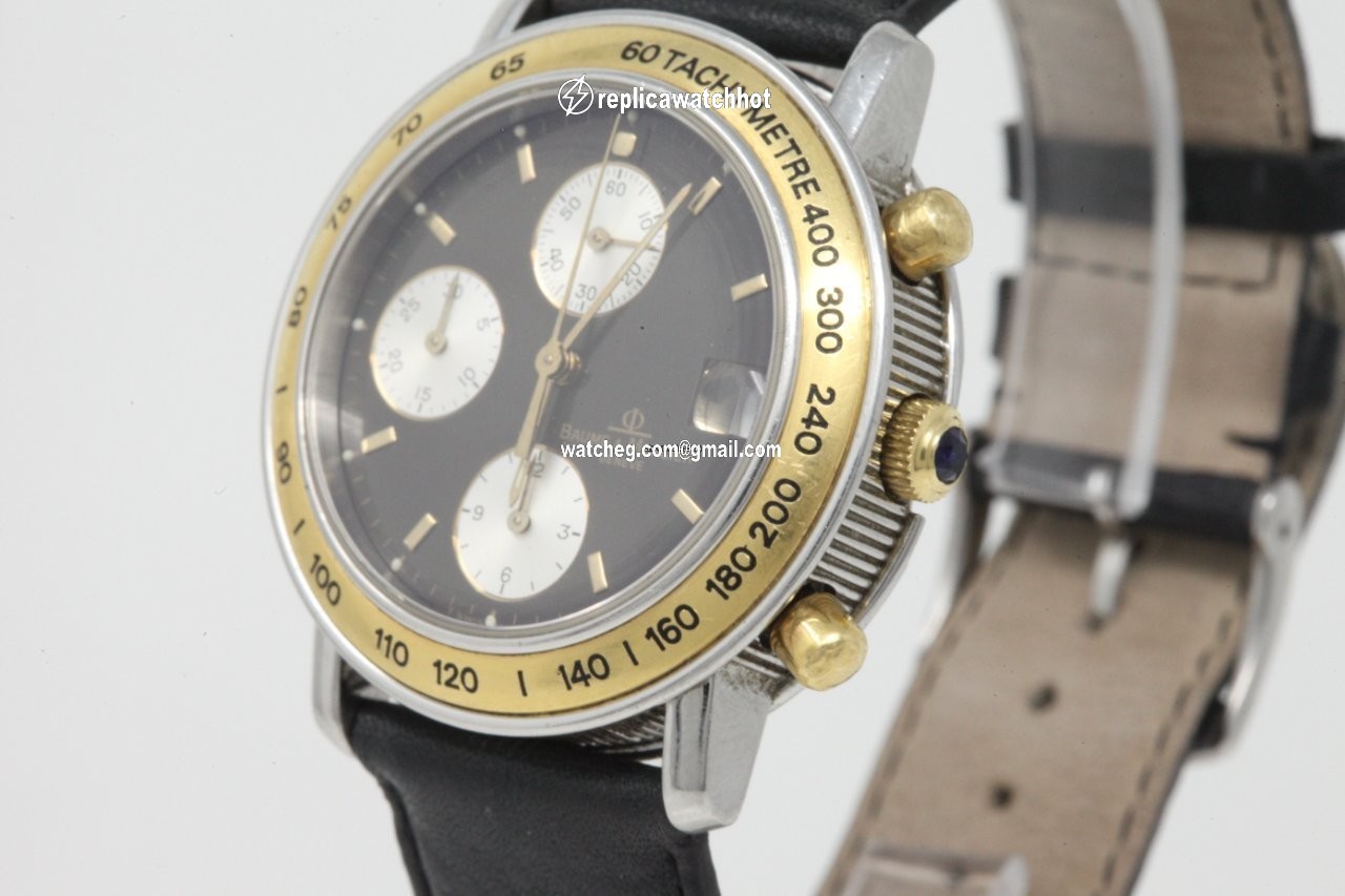 Baume & Mercier Mens watch Unisex Automatic Gold Steel 6105.081 4