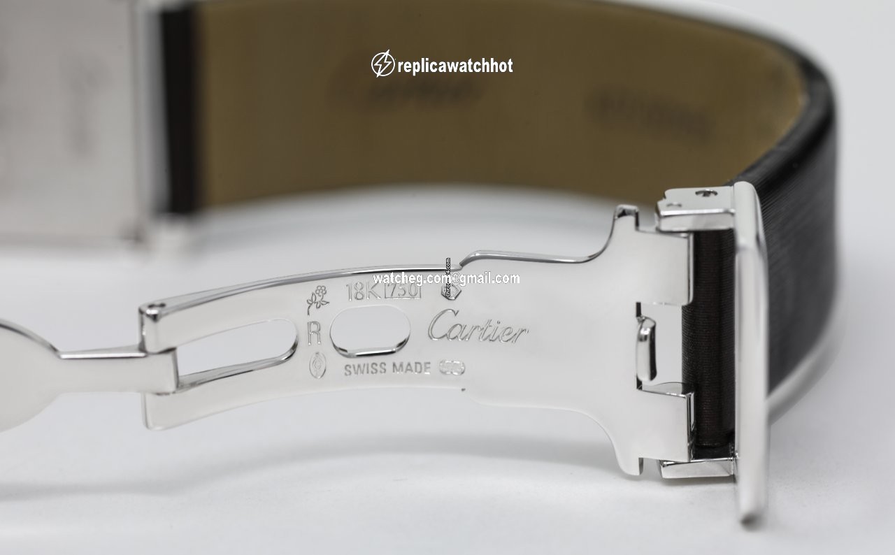 Cartier Tank Francaise Womens watch Quartz White gold Cartier 2517 4