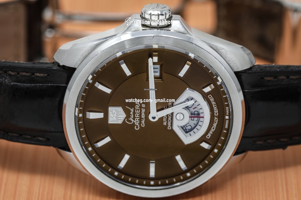 TAG Heuer Grand Carrera Mens watch Unisex Automatic Steel WAV511C 4