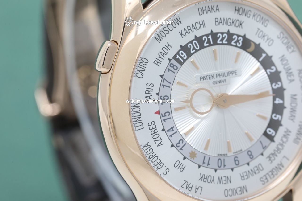 Patek Philippe World Time Mens watch Unisex Automatic Rose gold 5130 4