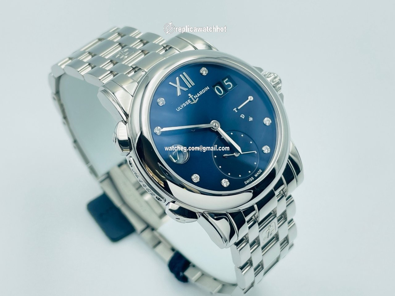 Ulysse Nardin Dual Time Womens watch Automatic Steel 3243-222 4