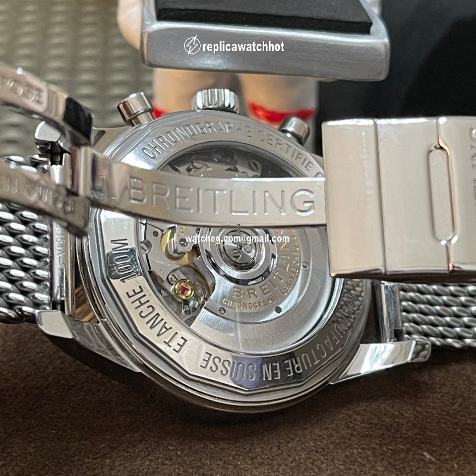 Breitling Transocean Chronograph Mens watch Unisex Automatic Steel AB015212.G724.154A 4